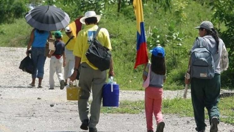 Cada media hora es desplazada una persona en Colombia