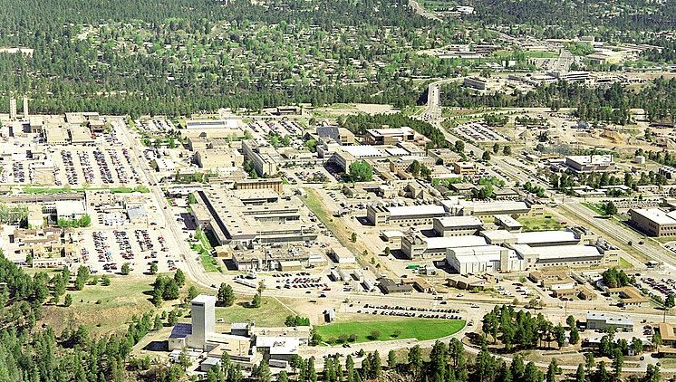 Aerial view of Los Alamos National Laboratory