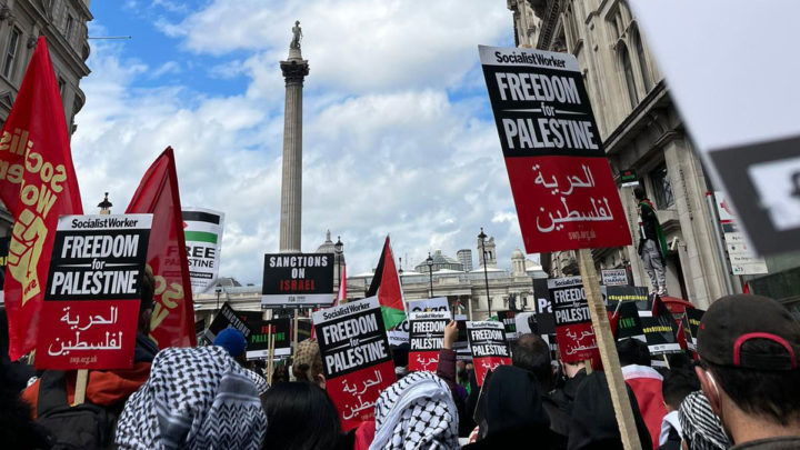 Pro-Palestinian March, London, May 22, 2021 (Credit: Ellen Allde)
