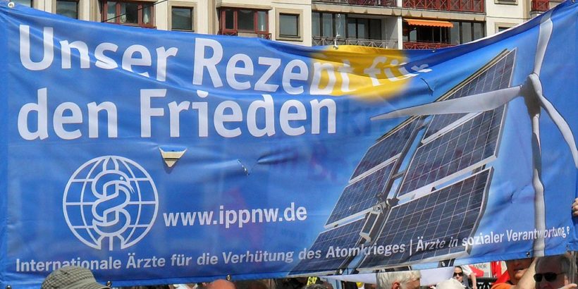 Banner Internationale Ärzt*innen für die Verhütung des Atomkrieges