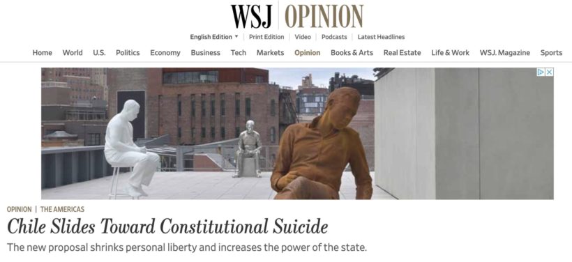 Chile ist auf den rechten Weg. Sorry, auf den linken!