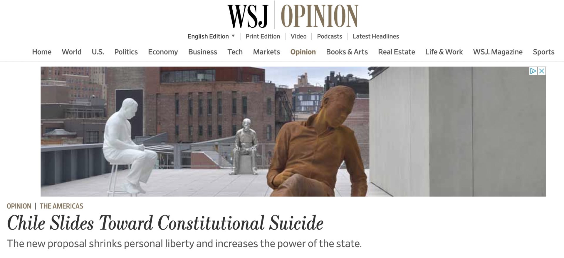 Chile ist auf den rechten Weg. Sorry, auf den linken!