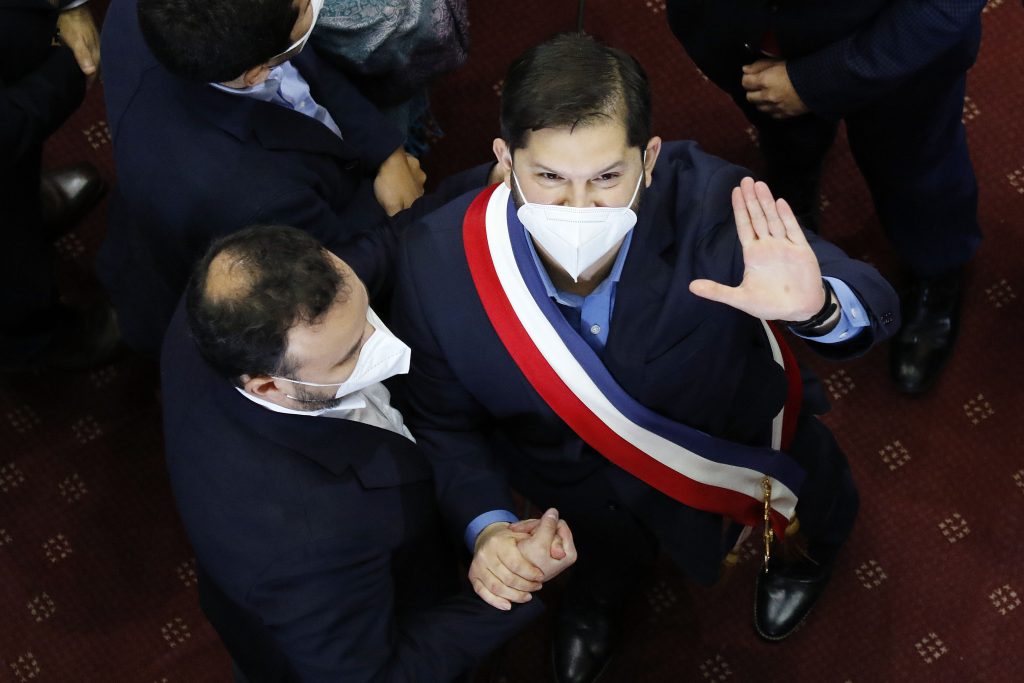 Chiles neuer Präsident Gabriel Boric spricht in Regierungserklärung von historischer Gelegenheit