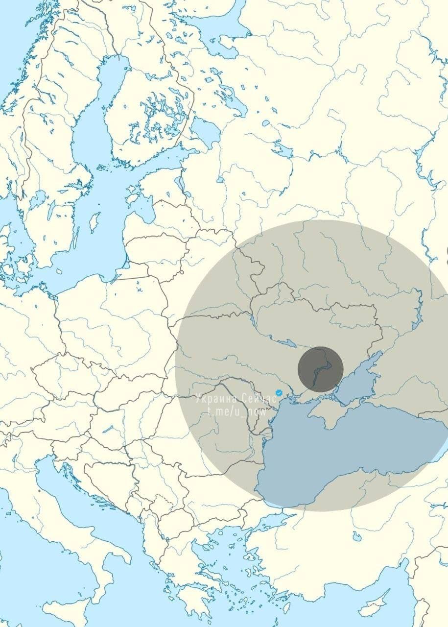 ubicación de la central de Zaporozhie