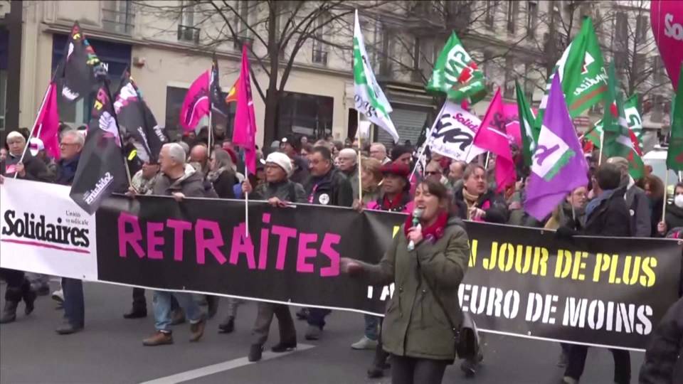 Frankreich: Massenproteste gegen die Erhöhung des Rentenalters
