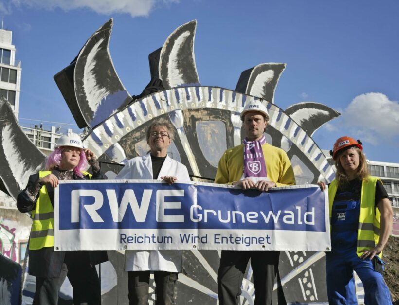 Kohle abbaggern im Tagebau Grunewald