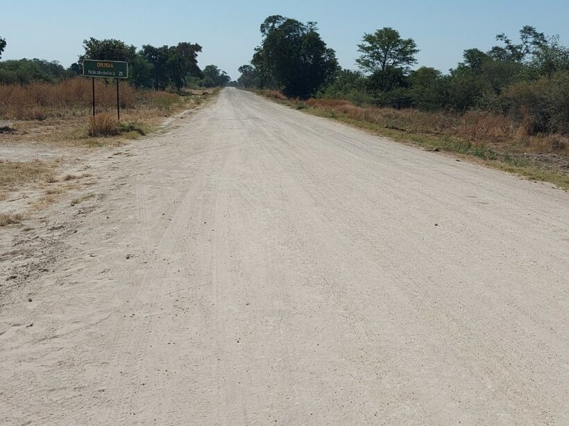 Most roads are paved with gravel, although they get very muddy and sometimes impassable during the rainy season