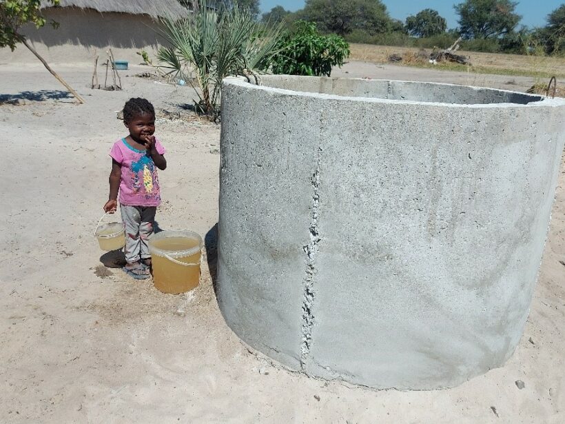 Drawing water from the family well is everyone’s responsibility