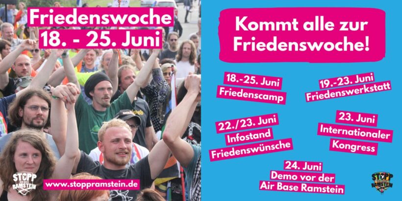 Friedenswoche 2023 - Es gibt viele Gründe für Protest