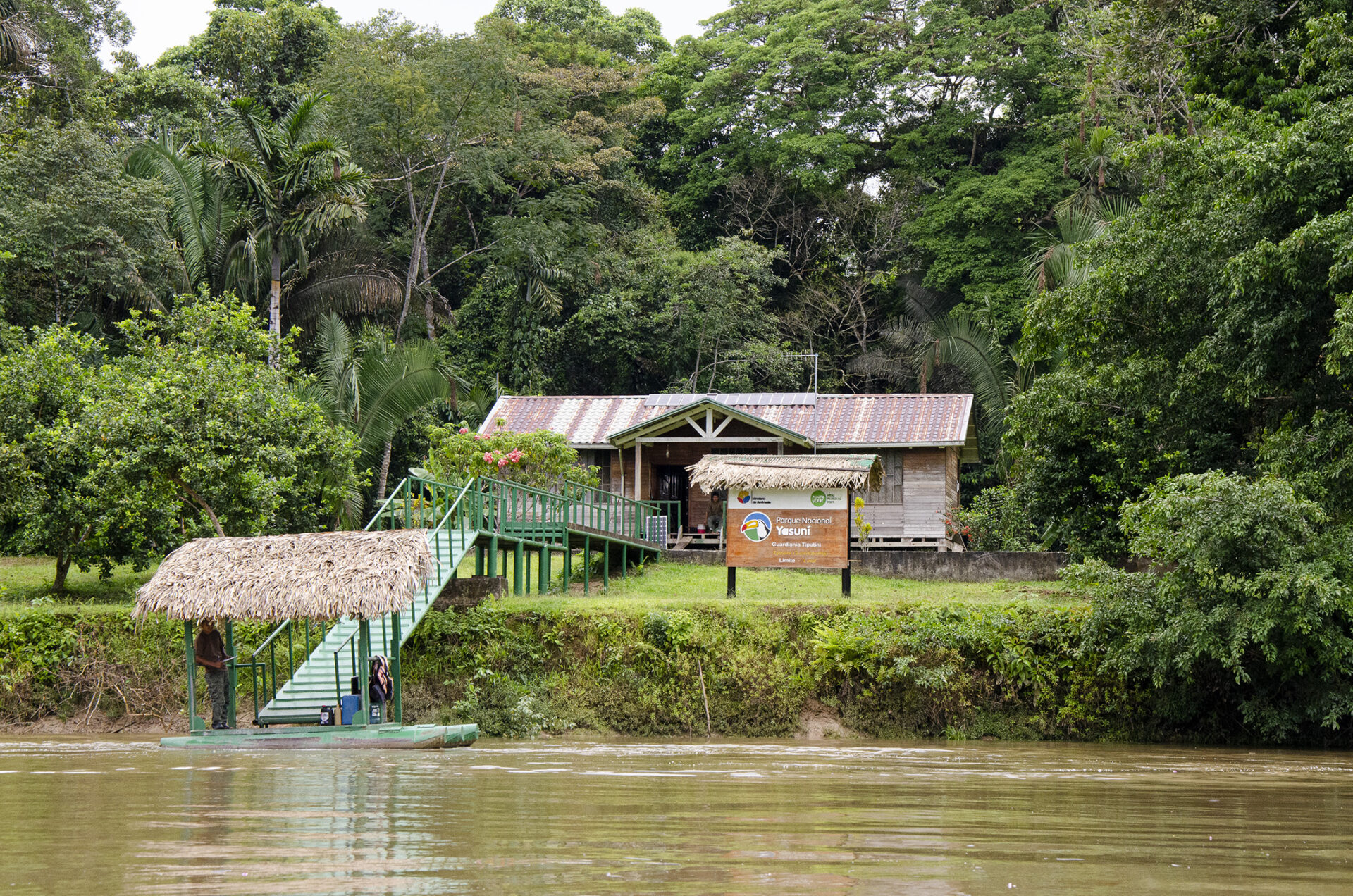 Entrada al Parque Nacional Yasuní