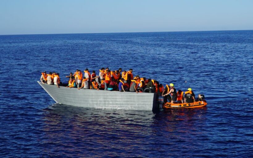 barca di migranti