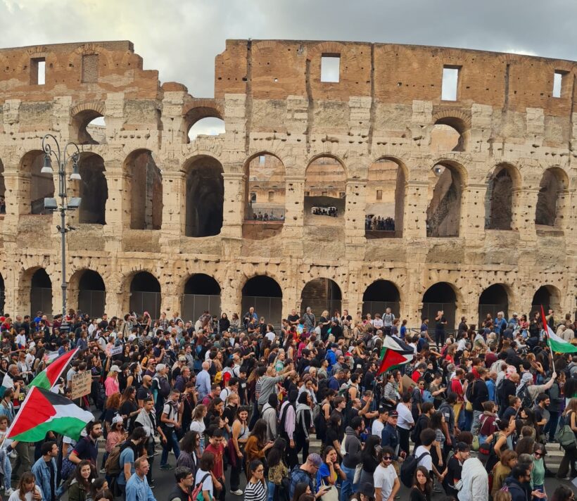 Demonstrationen für Palästina in Rom, London, New York und Berlin
