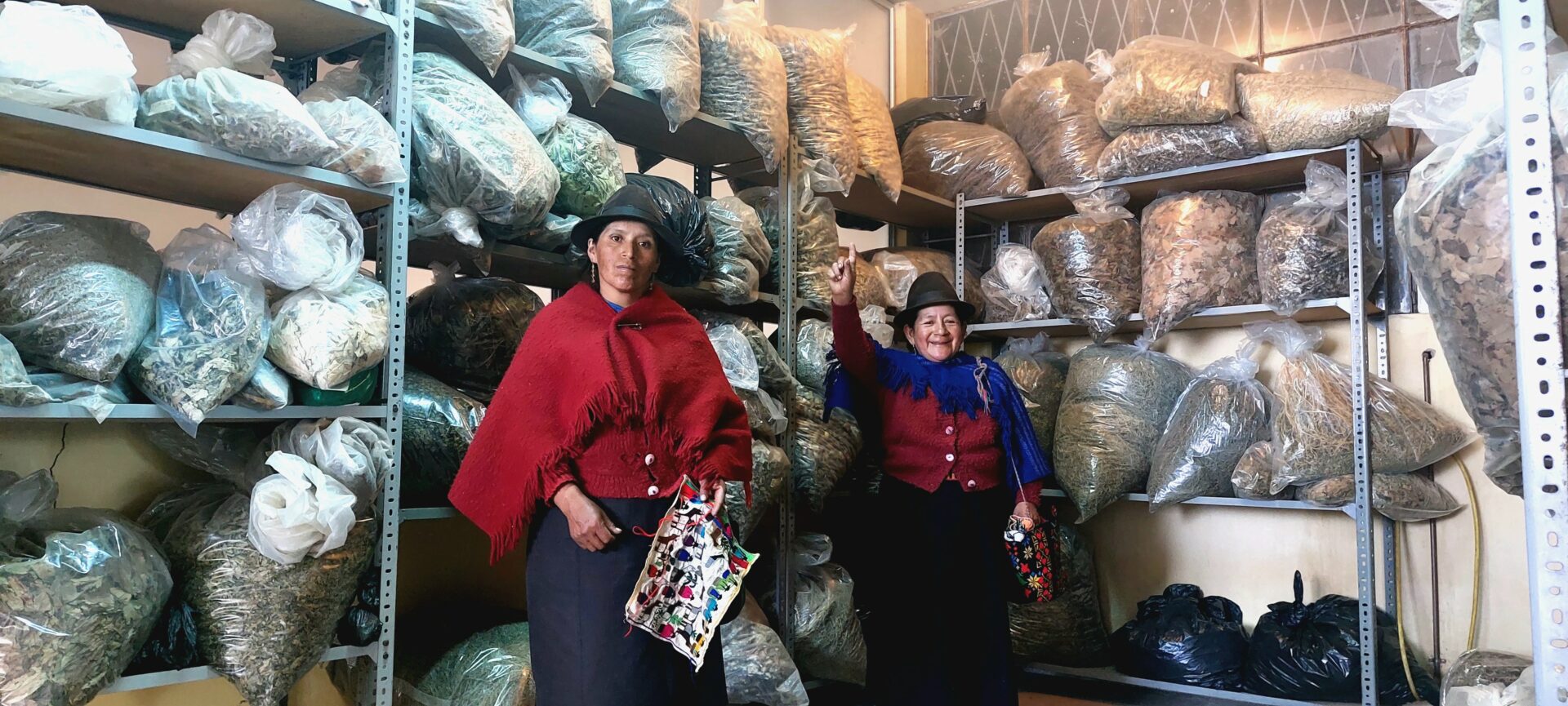 Mujeres emprendedoras en Simuatug, provincia de Bolívar.