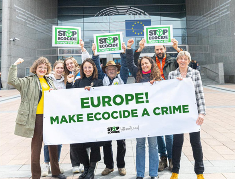EU einigt sich auf Sanktionierung schwerwiegender Umweltschäden, die "mit Ökozid vergleichbar" sind
