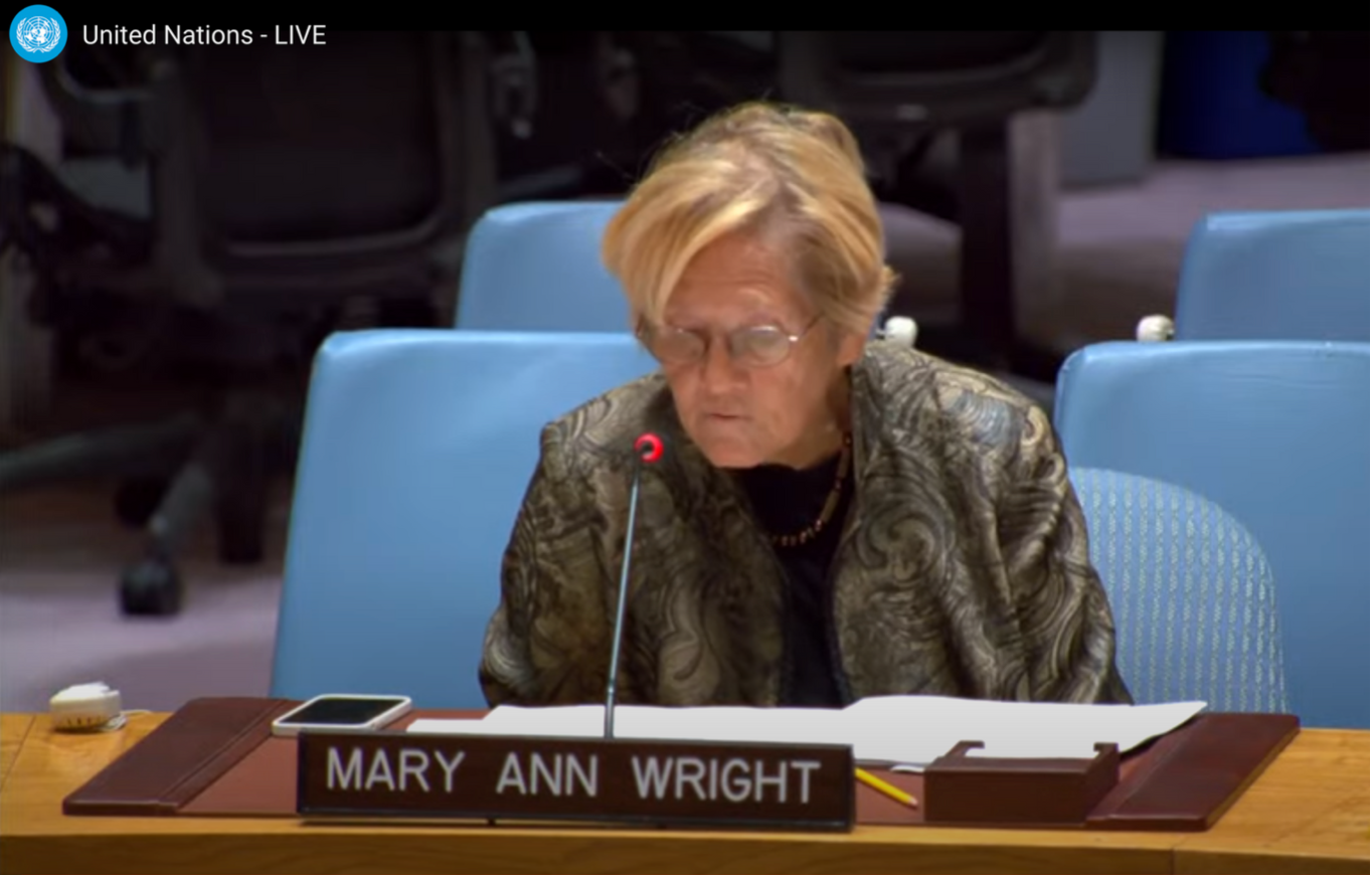 Ann Wright US-Oberst a.D. entlarvt die Wahrheit in der Waffentransfer-Debatte