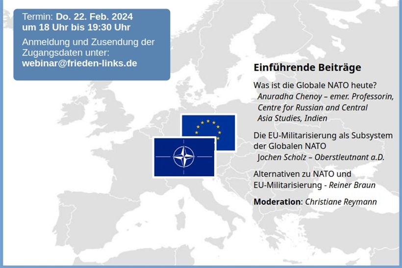 Webinar: EU-Militarisierung und Globale NATO