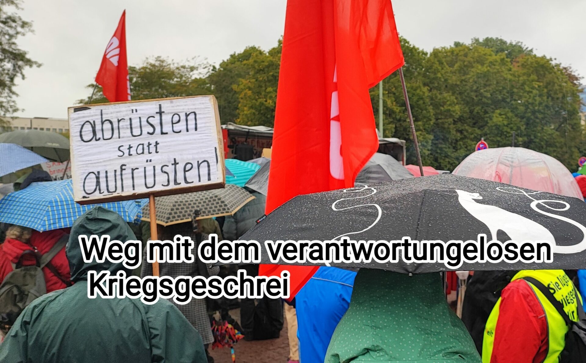 Kriegstreibergequatsche treibt uns an und in den Abgrund!