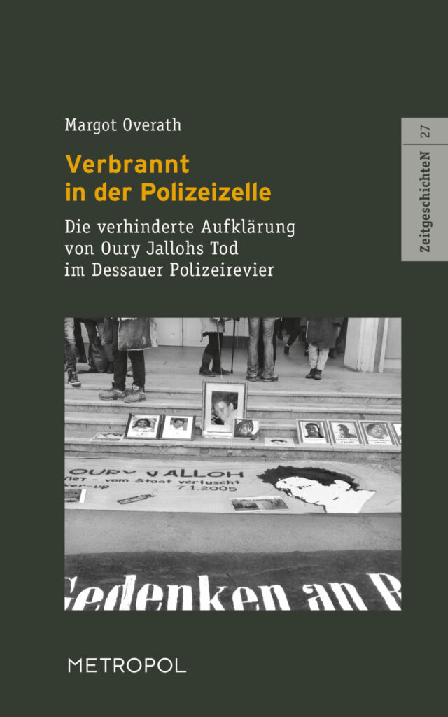 Verbrannt in der Polizeizelle im Dessauer Polizeirevier