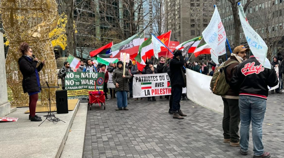 Anti-NATO-Protest in Montreal