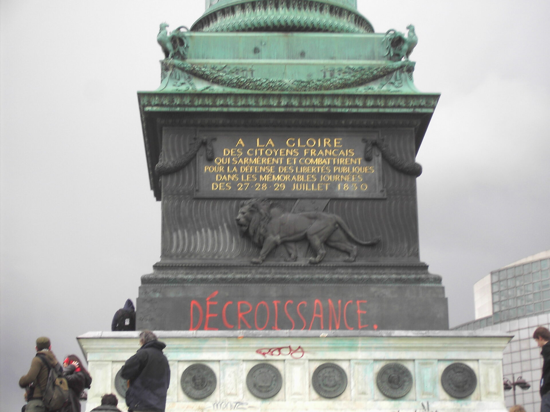 Bastille - a la gloire - décroissance