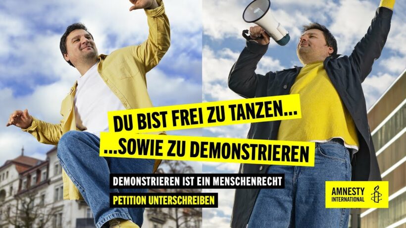 Frei zu tanzen… sowie zu demonstrieren