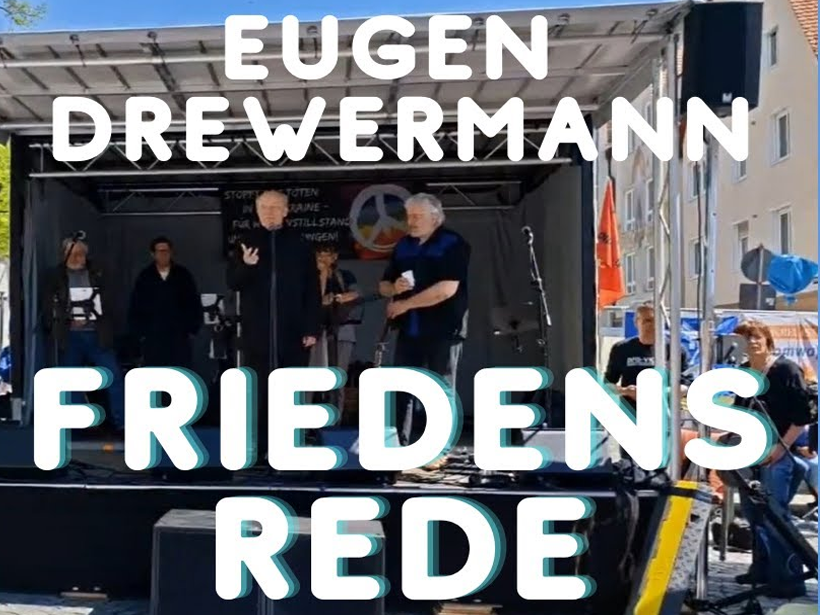 Eugen Drewermann in Ulm: Warum Frieden mehr Mut braucht als Krieg
