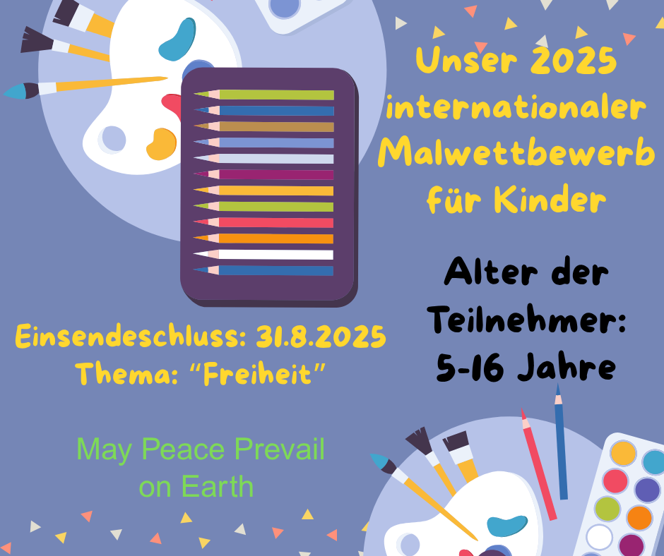 Mit Farben und Fantasie für eine friedlichere Welt