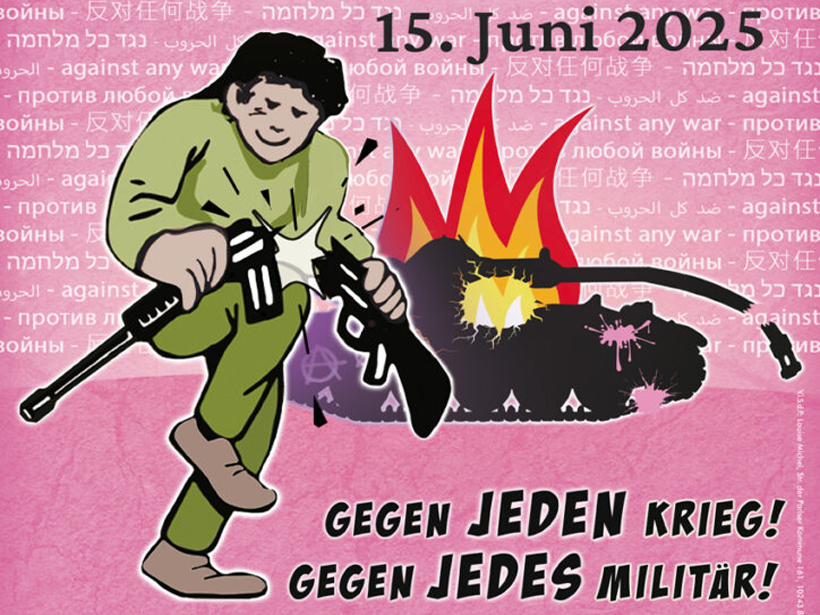 Kein Danke für den Krieg – Protest gegen den Veteranentag