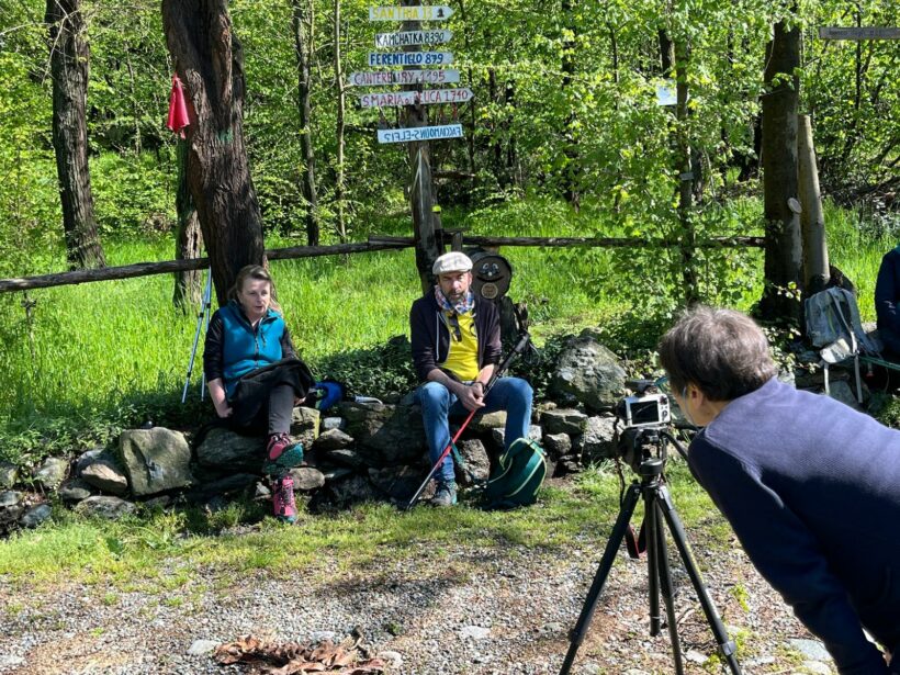 Riprese di Senza Tremori al bosco degli Elfi di Roppolo