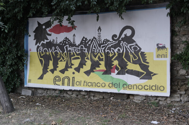 eni a fianco del genocidio