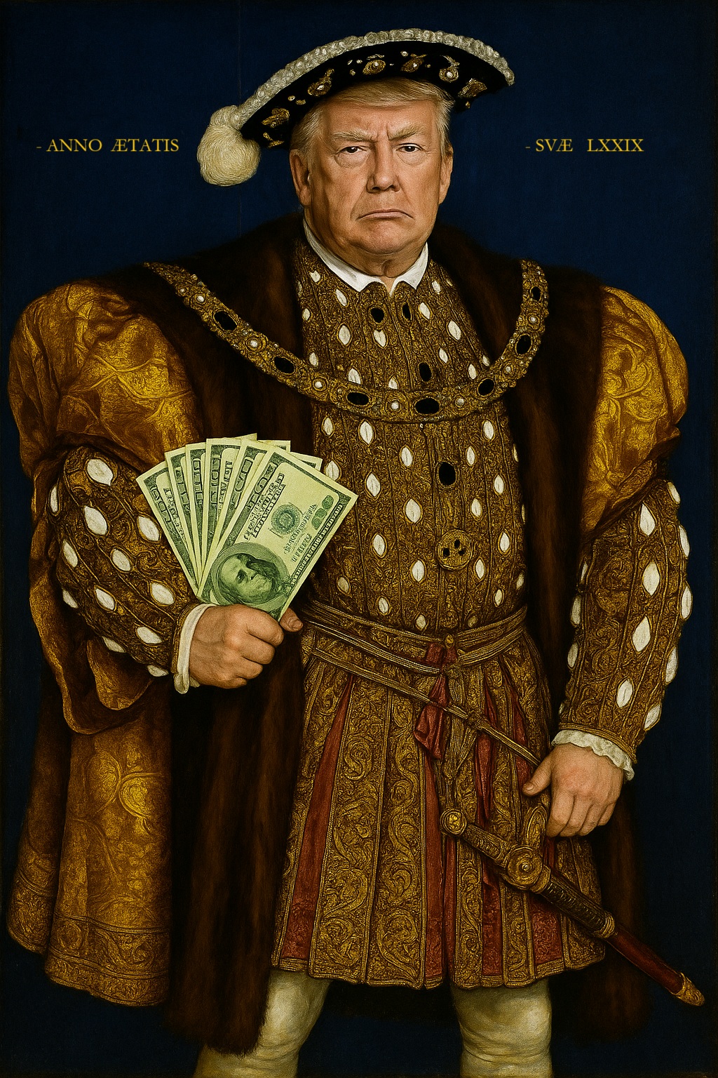 El Presidente de modales Imperiales o Absolutistas propios del Siglo XVIII