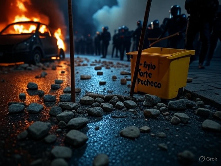 Noche de disturbios en Toree Pacheco (España) instigada desde las Redes