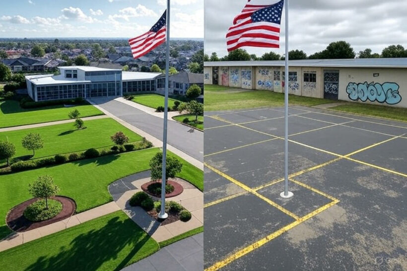 Dos centros de enseñanza estadounidenses del nivel K12 (0 a 12 años)