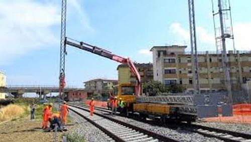 Lavori della Ferrovia Jonica