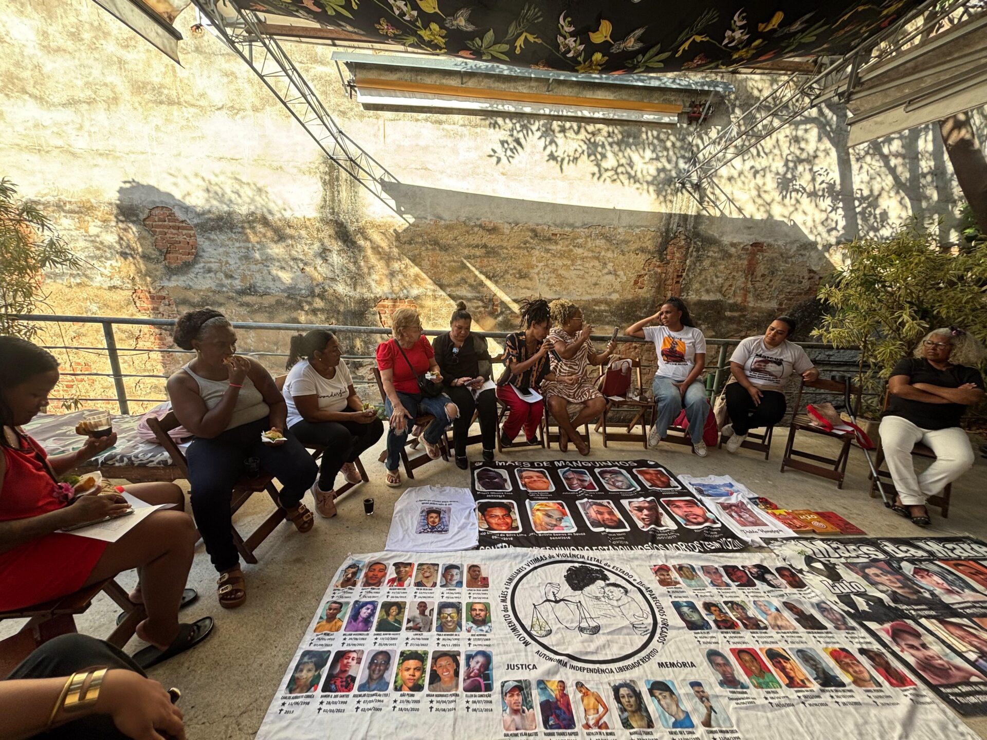 "Mães que transformam luto em luta" Foto: Marina S. Alves