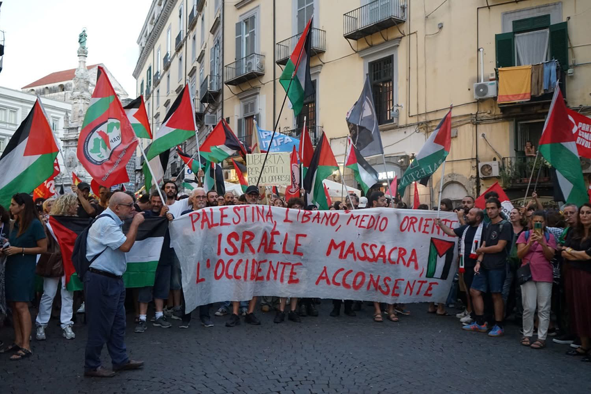 Manifestazione propal Napoli