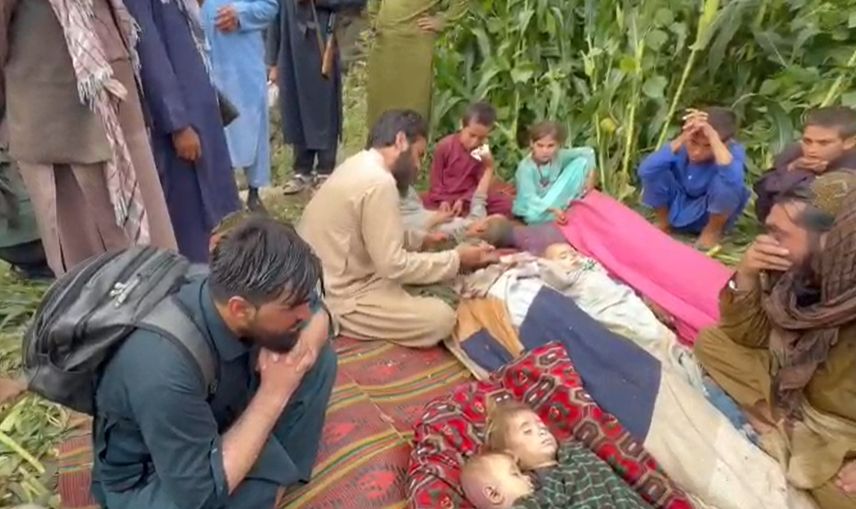 immagine degli sfollati in Afghanistan