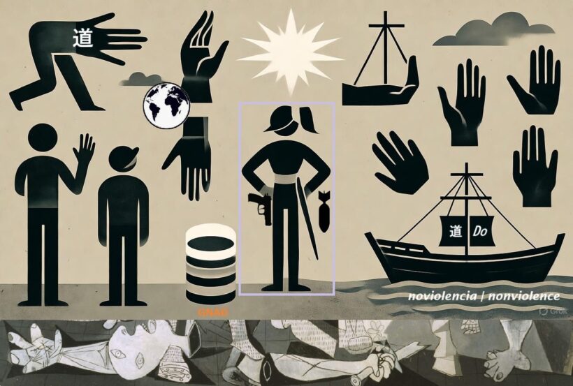 La noviolencia: coraje, espiritualidad y humanismo que transforman conflictos en esperanza y dignidad compartida."