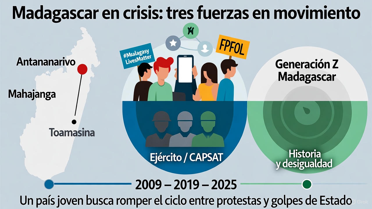 Madagascar en crisis tres fuerzas en movimiento