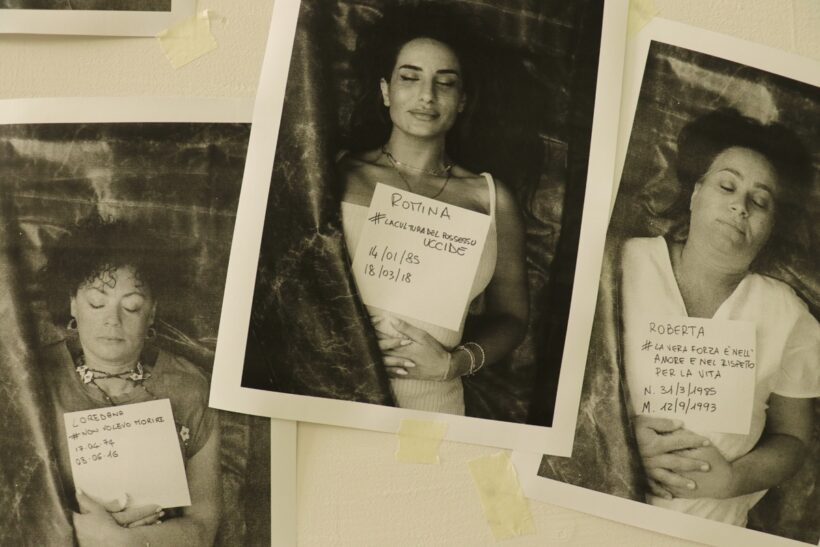 Progetto fotografico di Matteo Anatrella contro la violenza di genere