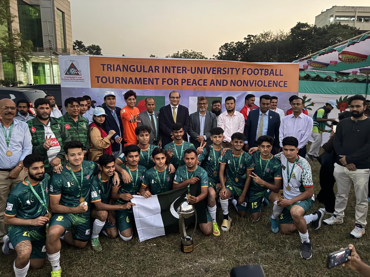Tri-Nation Inter-University Football Tournament in Dhaka to Spread the Message of Peace and Non-violence in South Asia