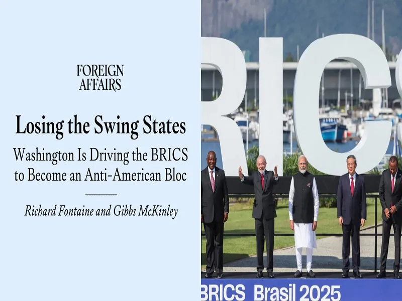 A Top US Foreign Policy Magazine Warned About Trump’s Counterproductive Policy Towards BRICS