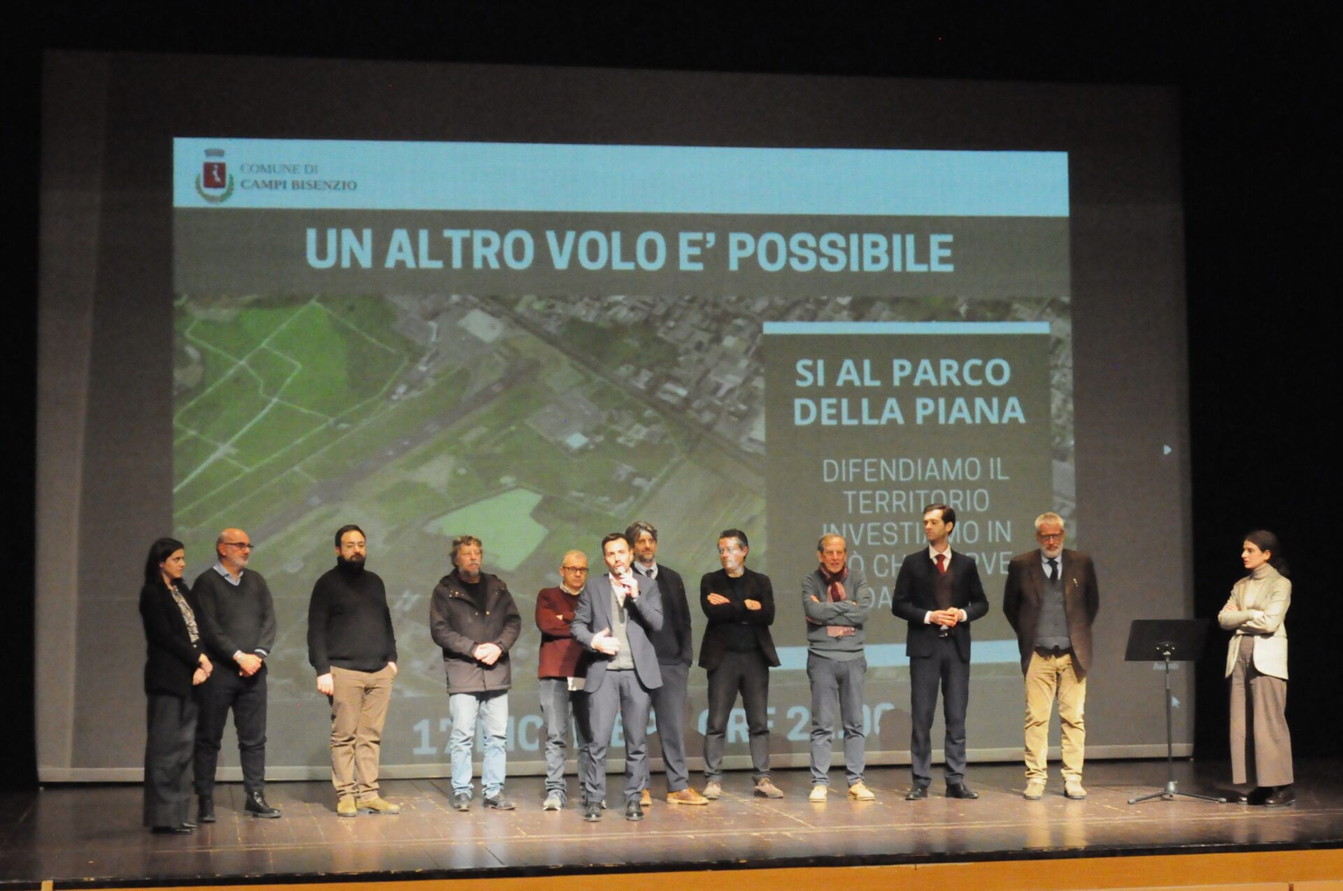 I sindaci e gli oratori intervenuti al convegno