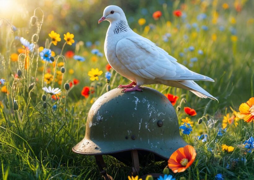 Frieden ist der Weg – Gedanken eines kleinen weißen Vogels