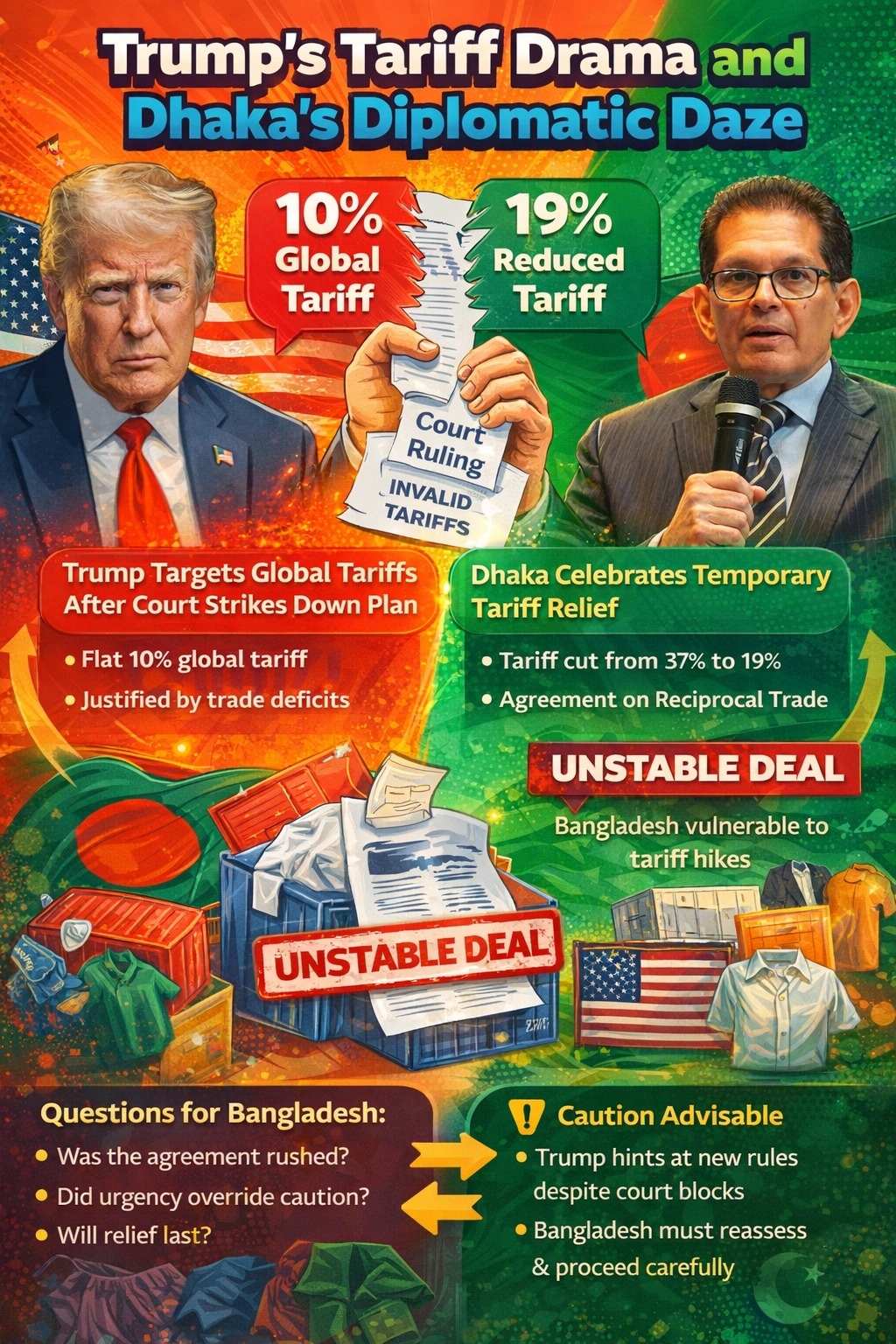 Trump’s Tariff Drama and Dhaka’s Diplomatic Daze