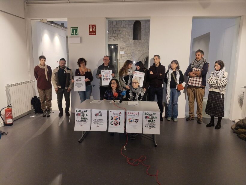 "Docentes por Palestina"; apoyan desde Navarra, y se posicionan frente a la Ley Mordaza y llaman al boicot total a Israel