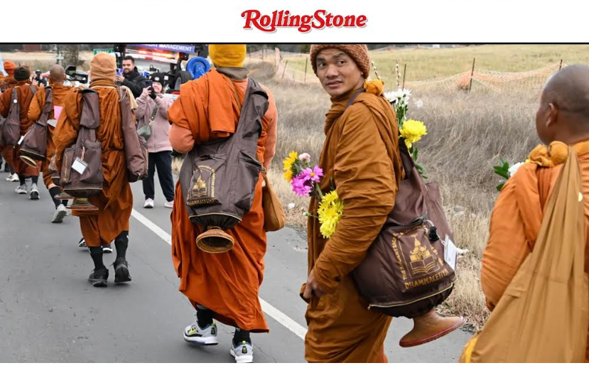 Monks are walking across the U.S. for peace