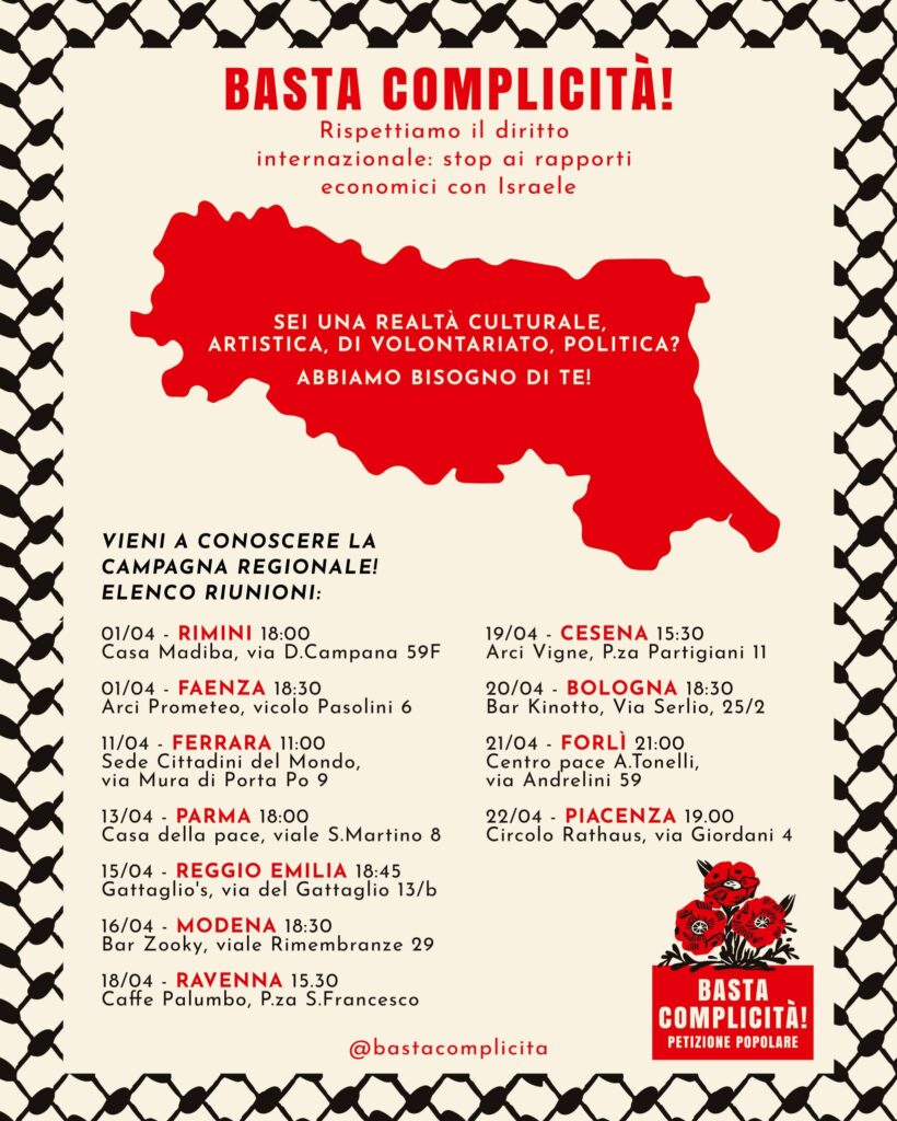 Carovana eventi Basta Complicita