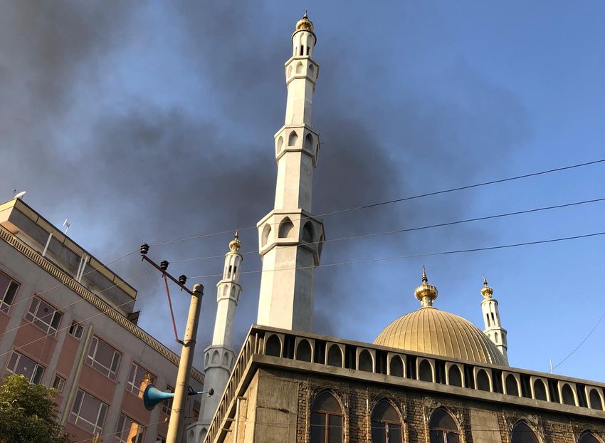 bombardamenti a Kabul