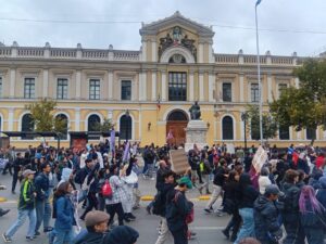 Fotogalería: Marcha por la defensa del agua en Santiago